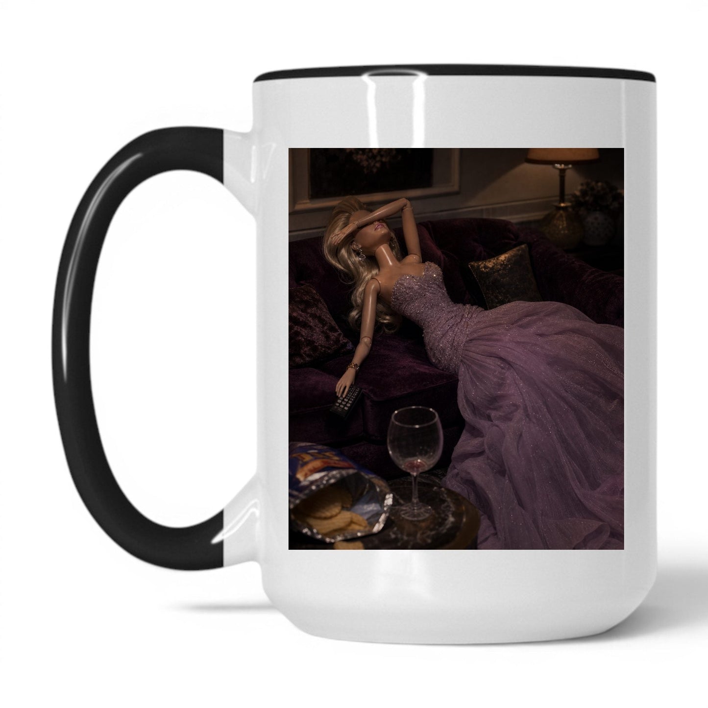 Resting Doll Face Coffee Mug