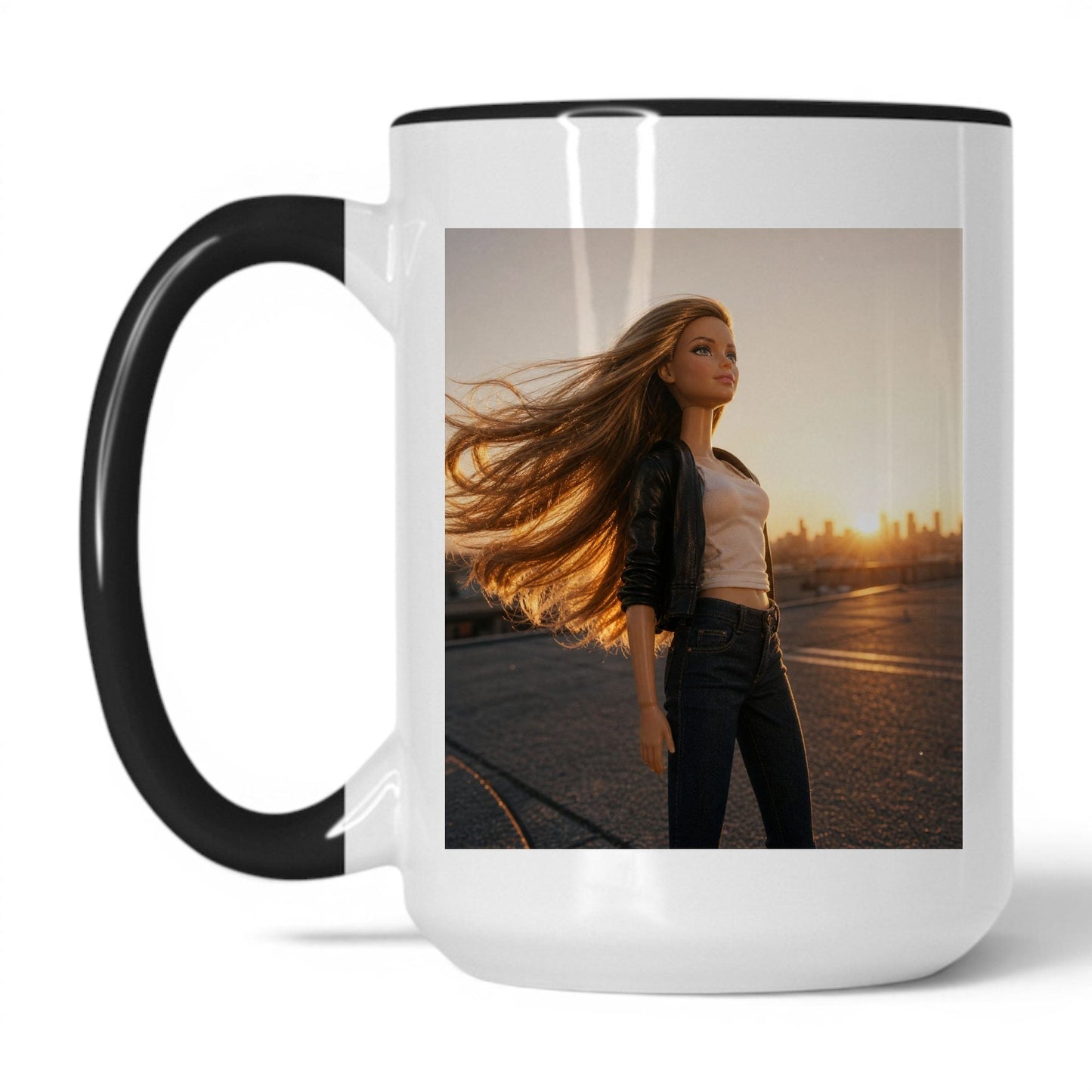 Main Character Doll Face Coffee Mug