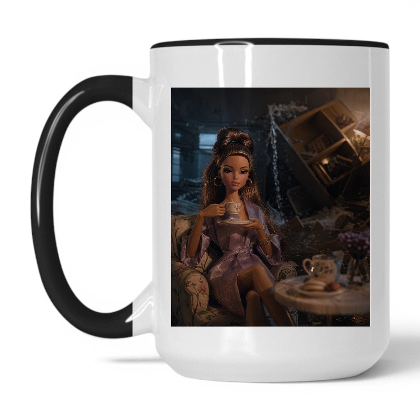 Unbothered Doll Face Coffee Mug