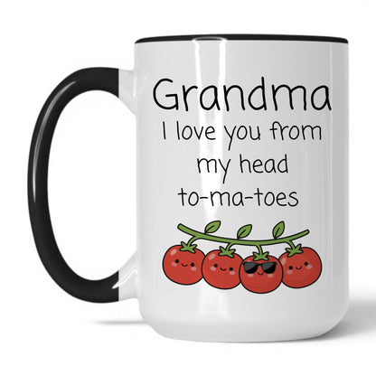 Lifestyle Photo #1 Grandma to Ma Toes Mug