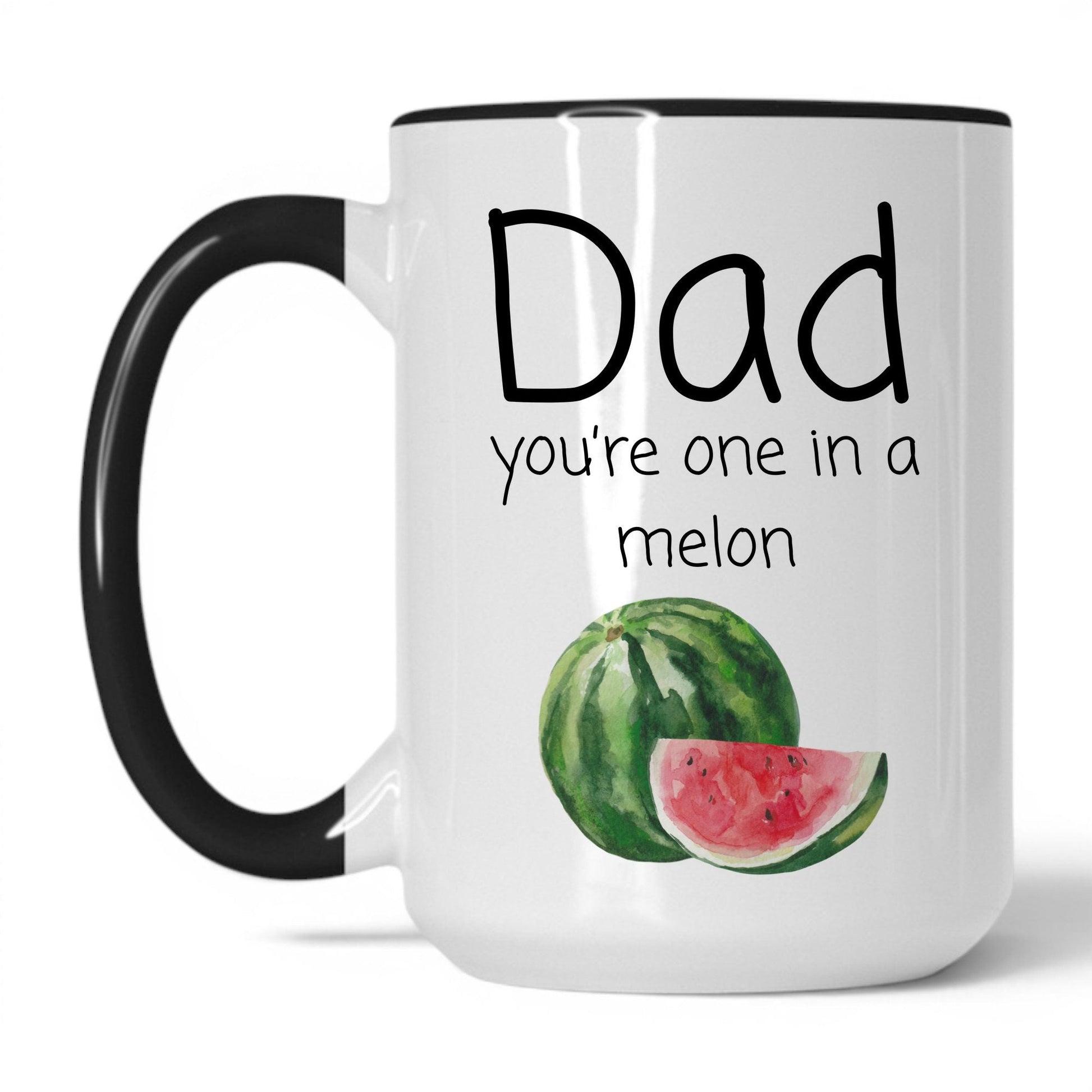 Lifestyle Photo #1 Dad You're One in a Melon Mug