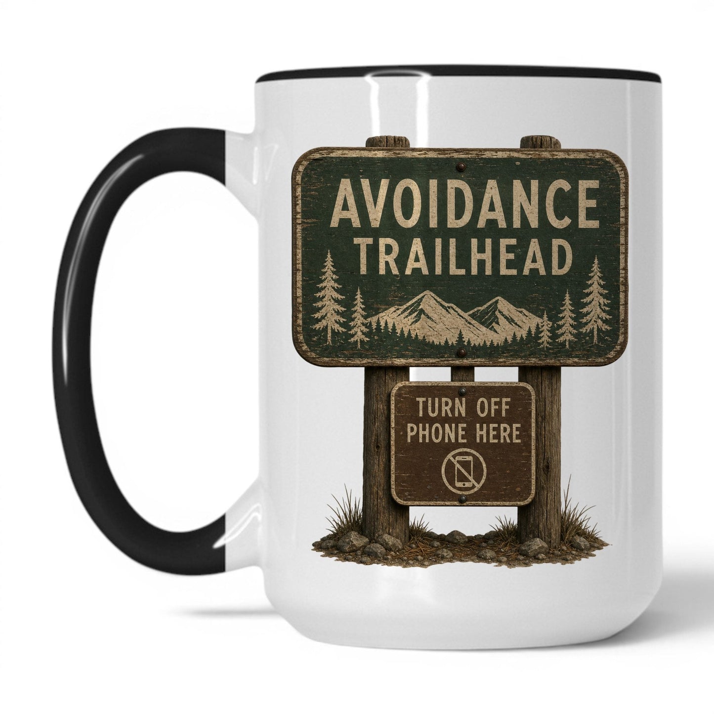 Lifestyle Photo #1 Avoidance Trailhead Mug