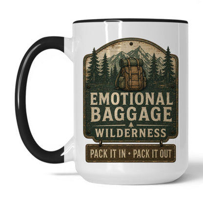 Lifestyle Photo #1 Emotional Baggage Wilderness Mug