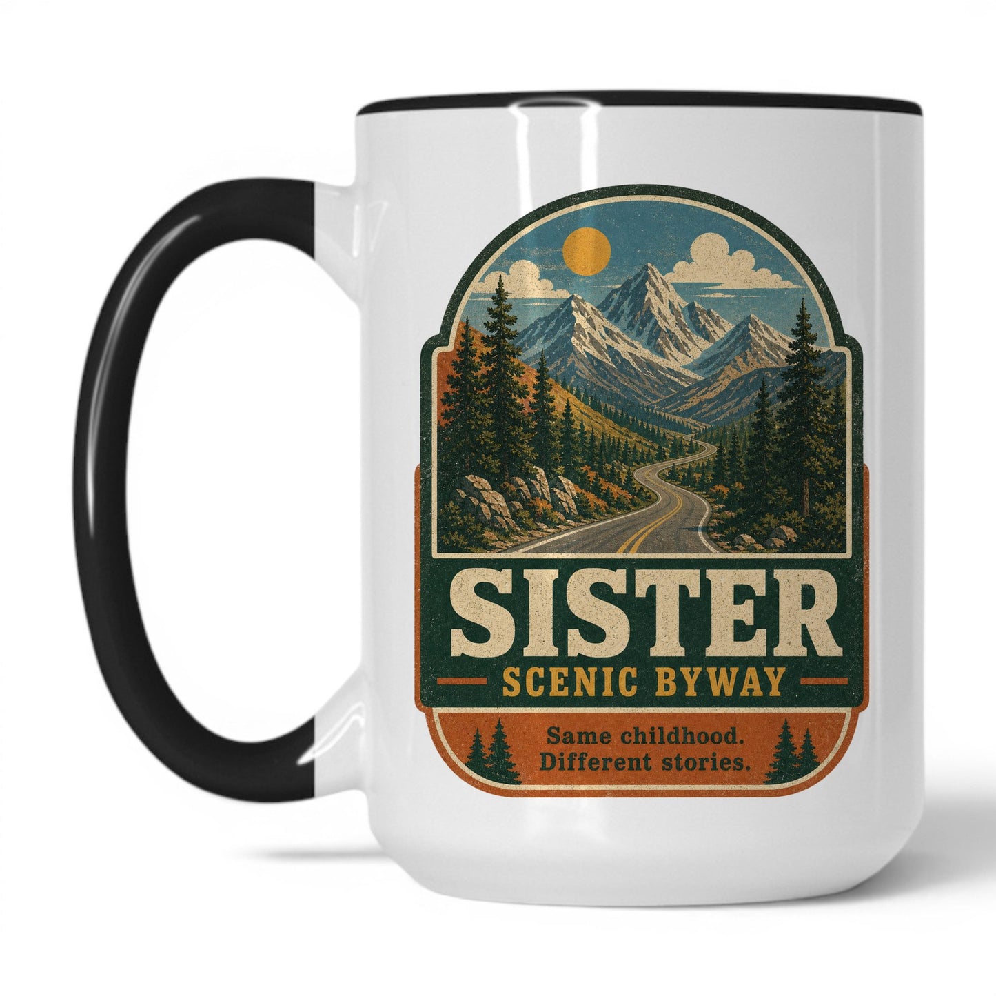 Lifestyle Photo #1 Sister Scenic Byway Mug