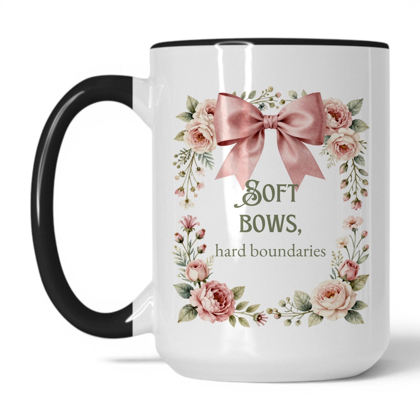 Soft Bows Hard Boundaries Coffee Mug