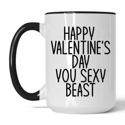 Lifestyle Photo #1 Happy Valentine's Sexy Beast Mug