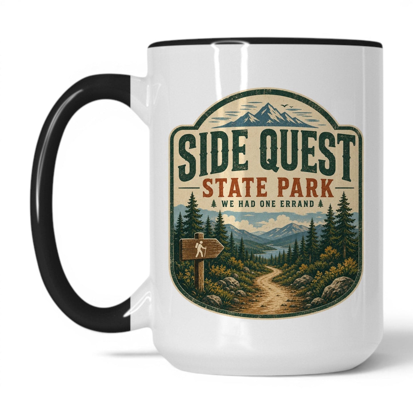 Lifestyle Photo #1 Side Quest State Park Coffee Mug