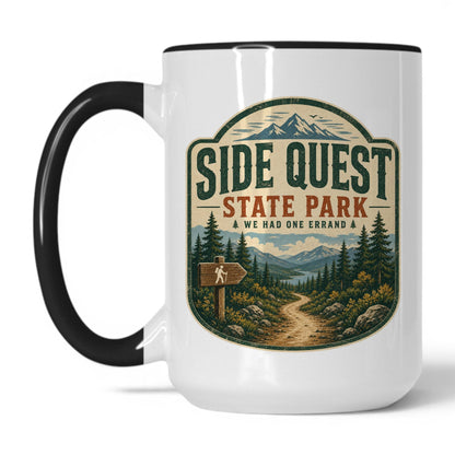 Lifestyle Photo #1 Side Quest State Park Coffee Mug