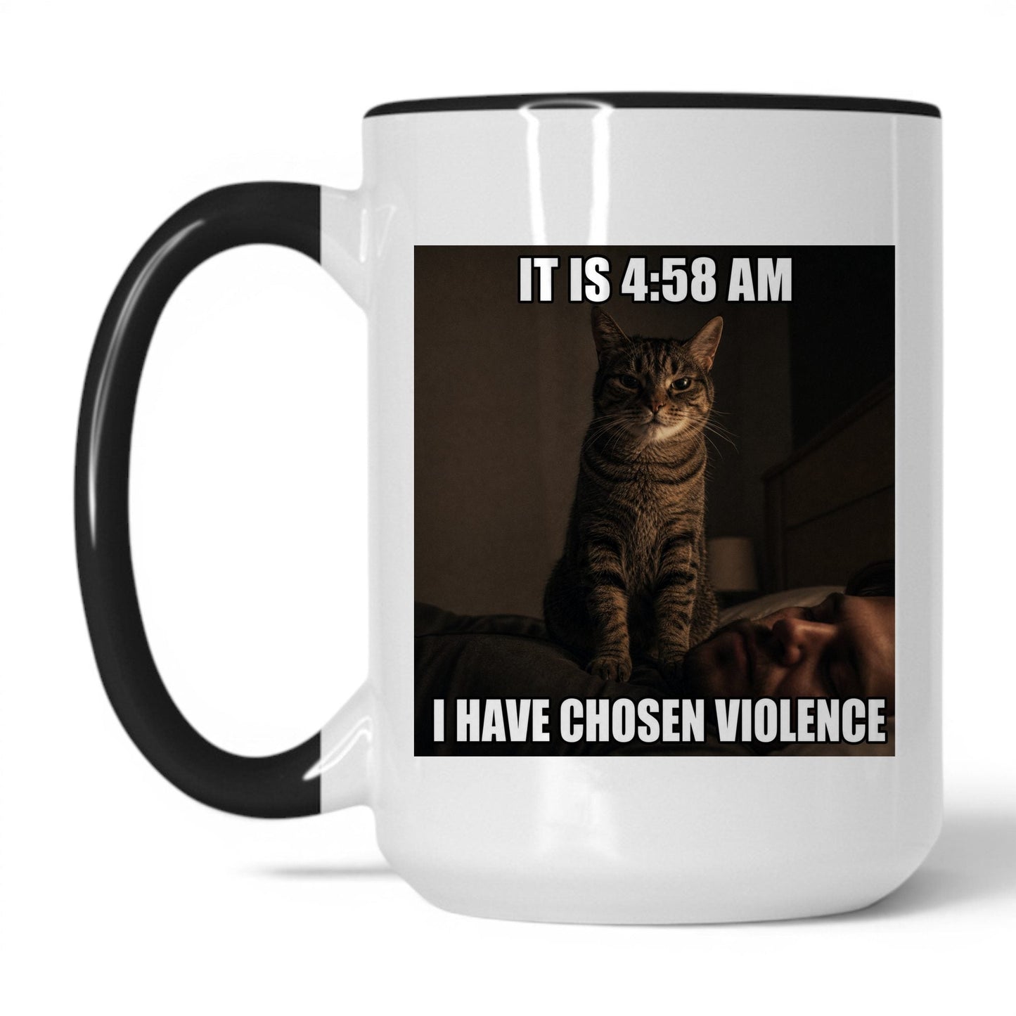 Chosen Violence Cat Coffee Mug