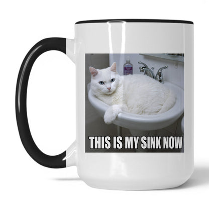 This Is My Sink Now Cat Coffee Mug
