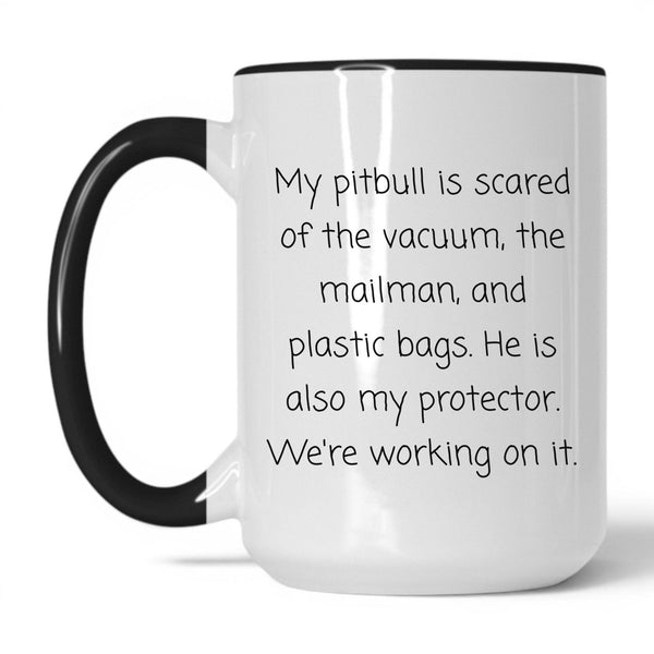 Lifestyle Photo #1 Pitbull Dog Lover Mug