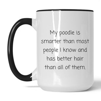 Lifestyle Photo #1 Poodle Dog Mom Mug