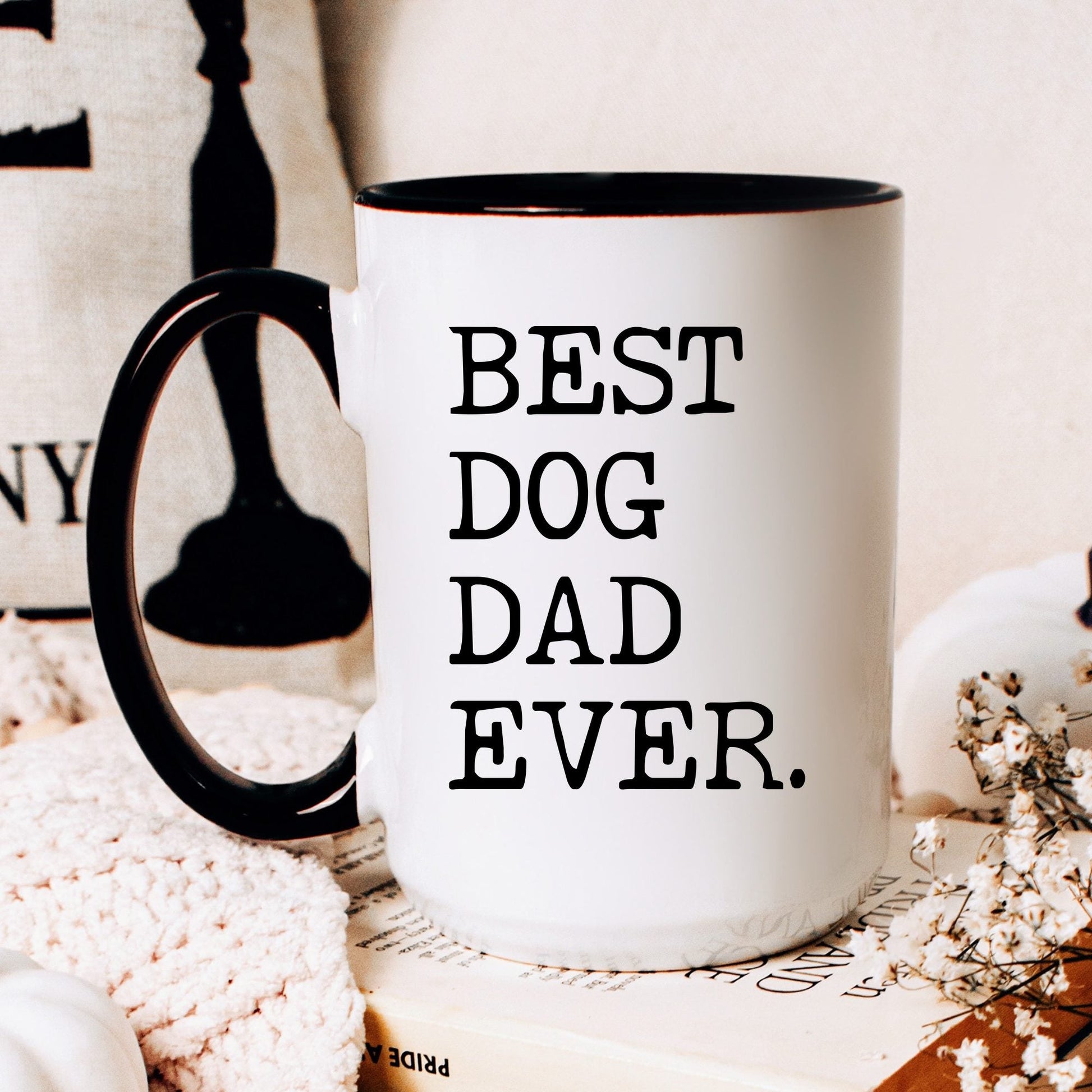 Best Dog Dad Ever coffee mug