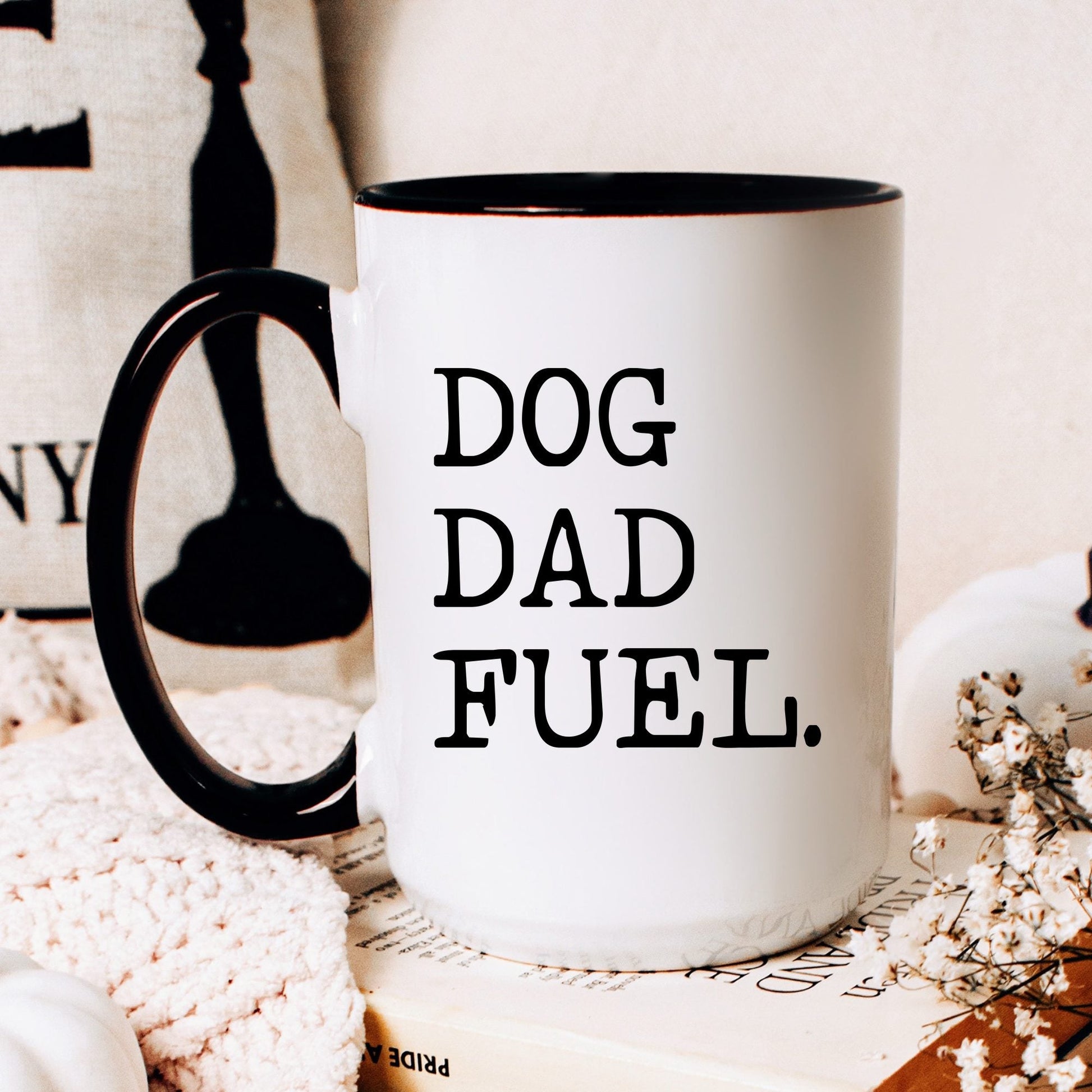 Dog Dad Fuel coffee mug