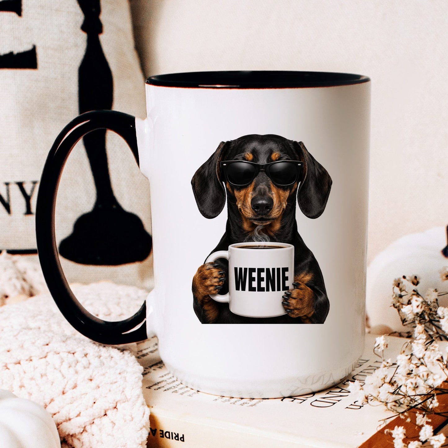 Dachshund Weenie coffee mug — hero