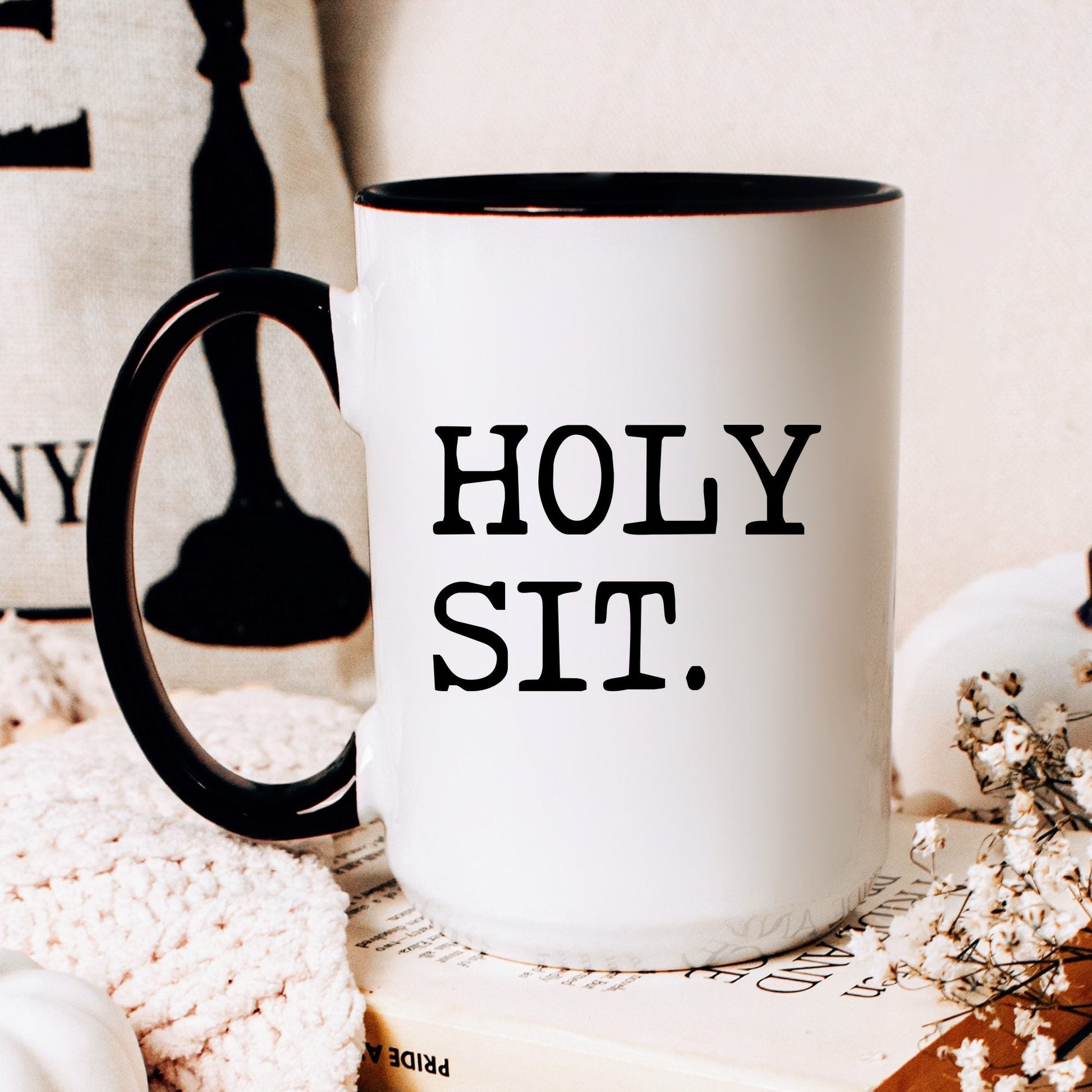 Holy Sit coffee mug