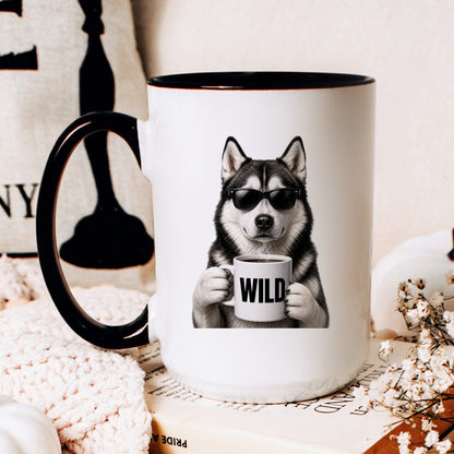 Husky Wild coffee mug — hero