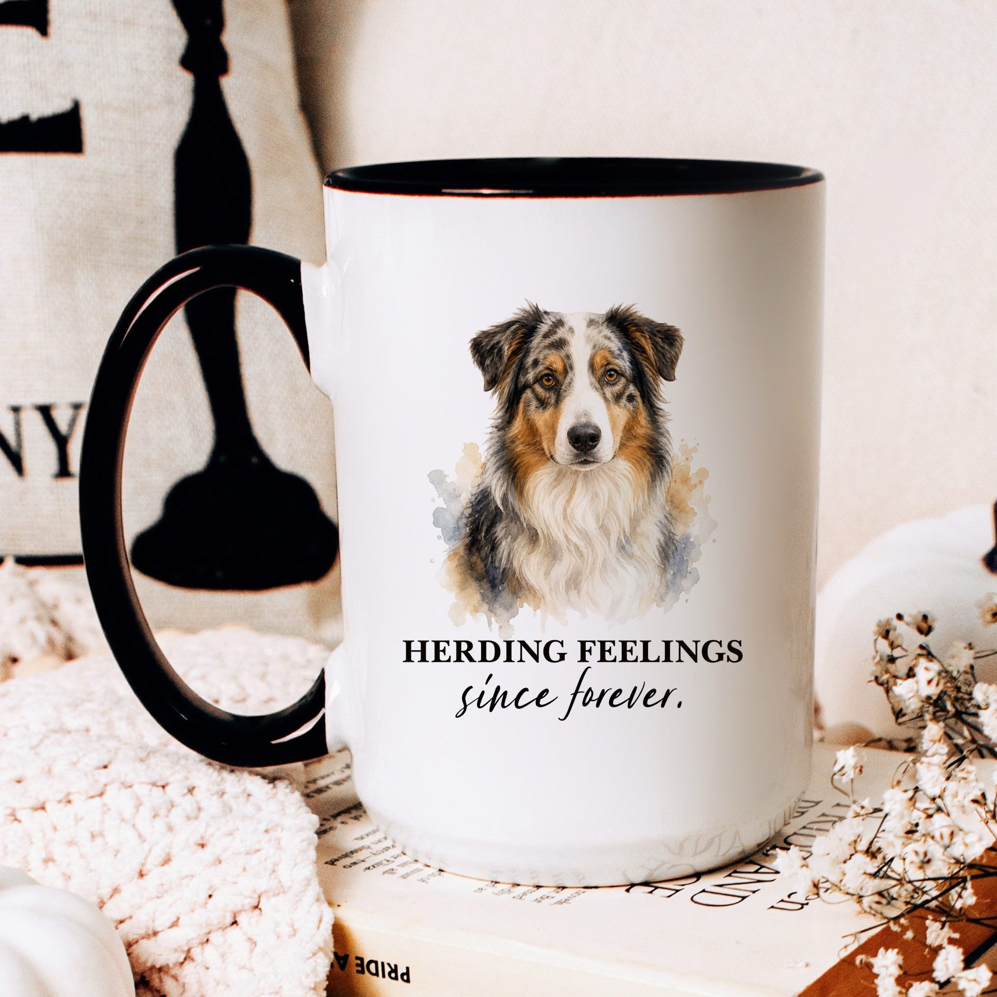 Herding Feelings Since Forever coffee mug — hero