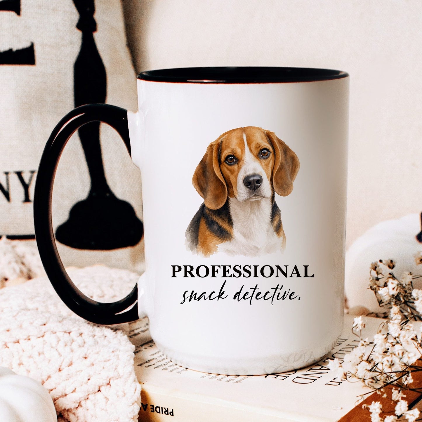 Professional Snack Detective coffee mug — hero