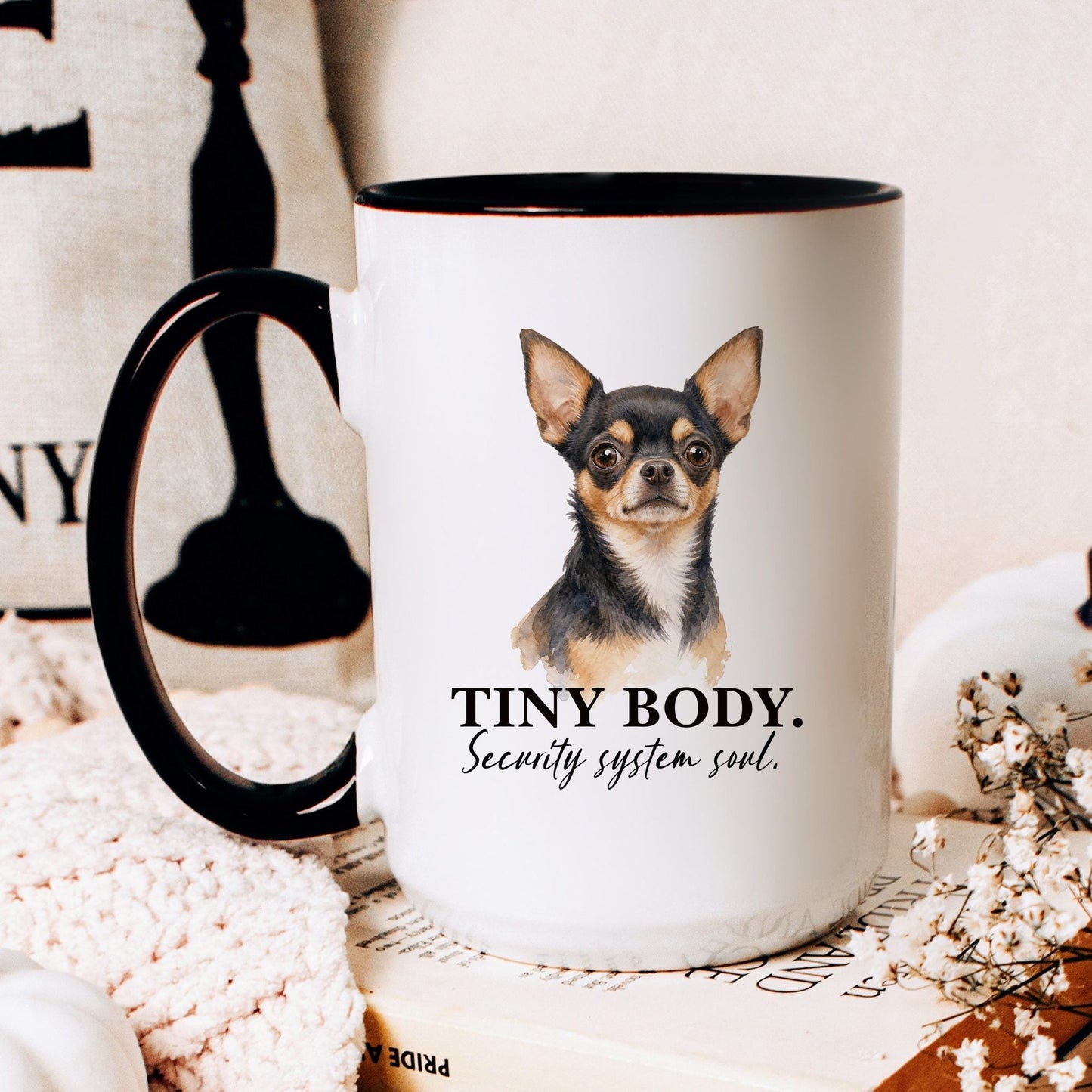 Tiny Body. Security System Soul coffee mug — hero