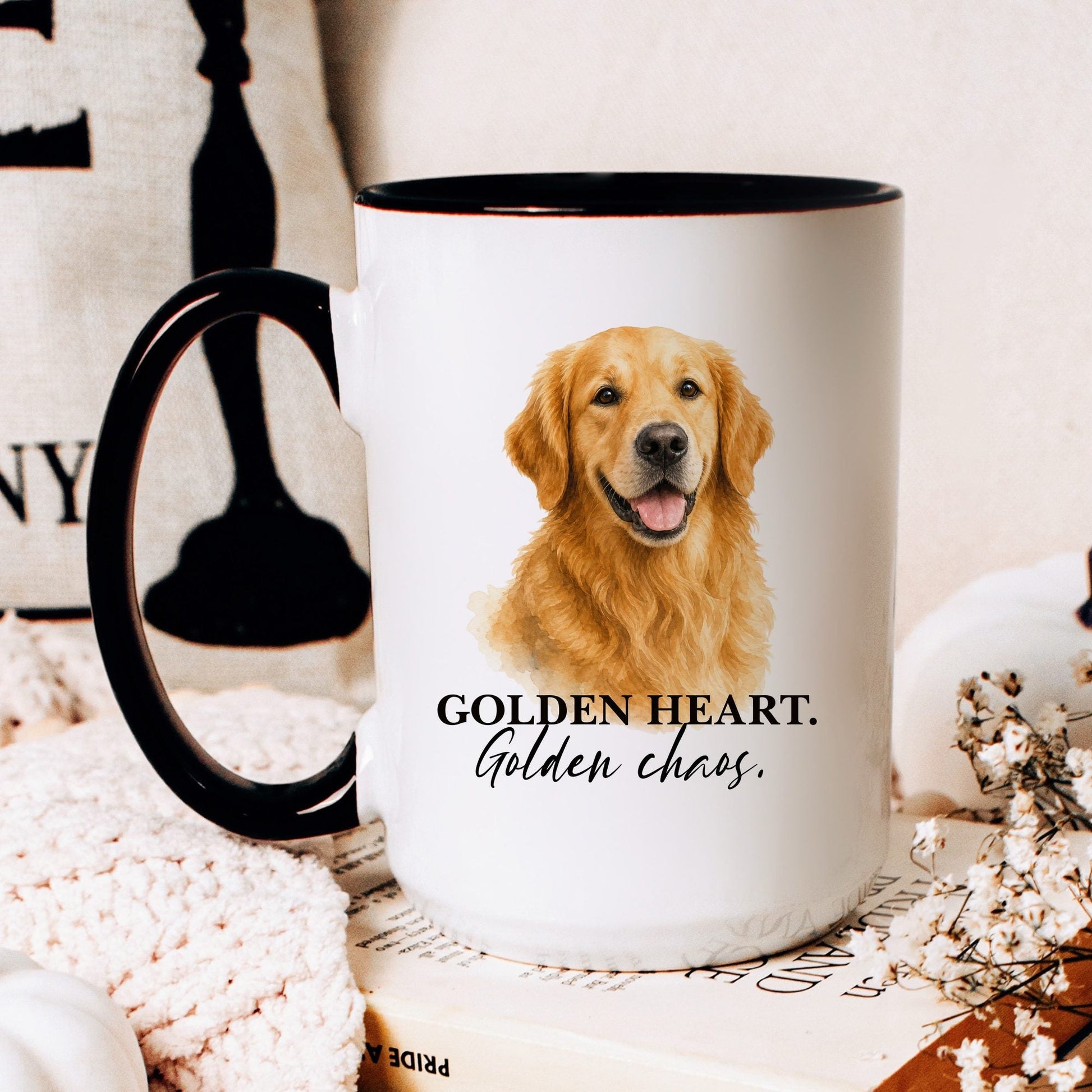 Golden Heart. Golden Chaos coffee mug — hero
