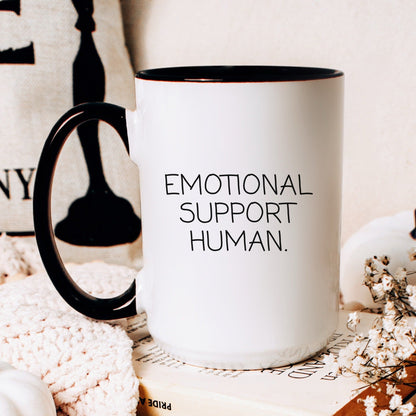 Emotional Support Human Mug