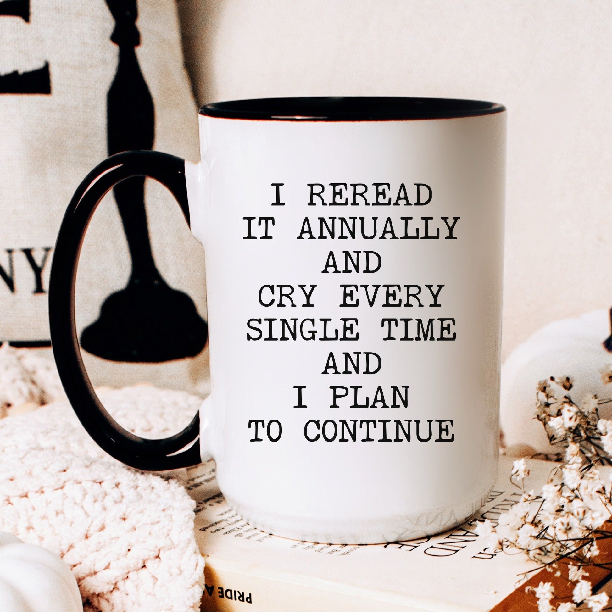 Lifestyle Photo #2 Reread It Annually Mug