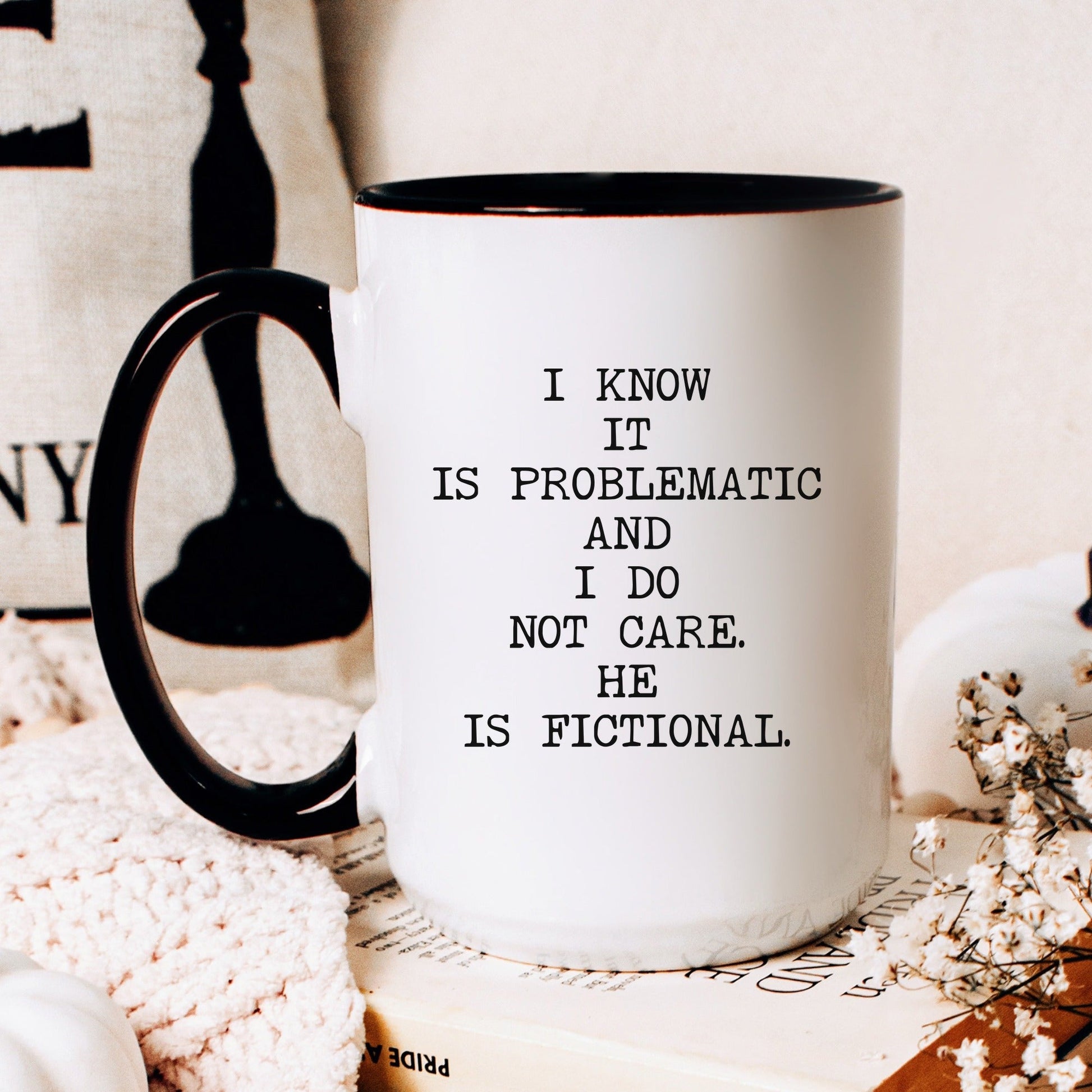 Lifestyle Photo #2 I Know It's Problematic Mug