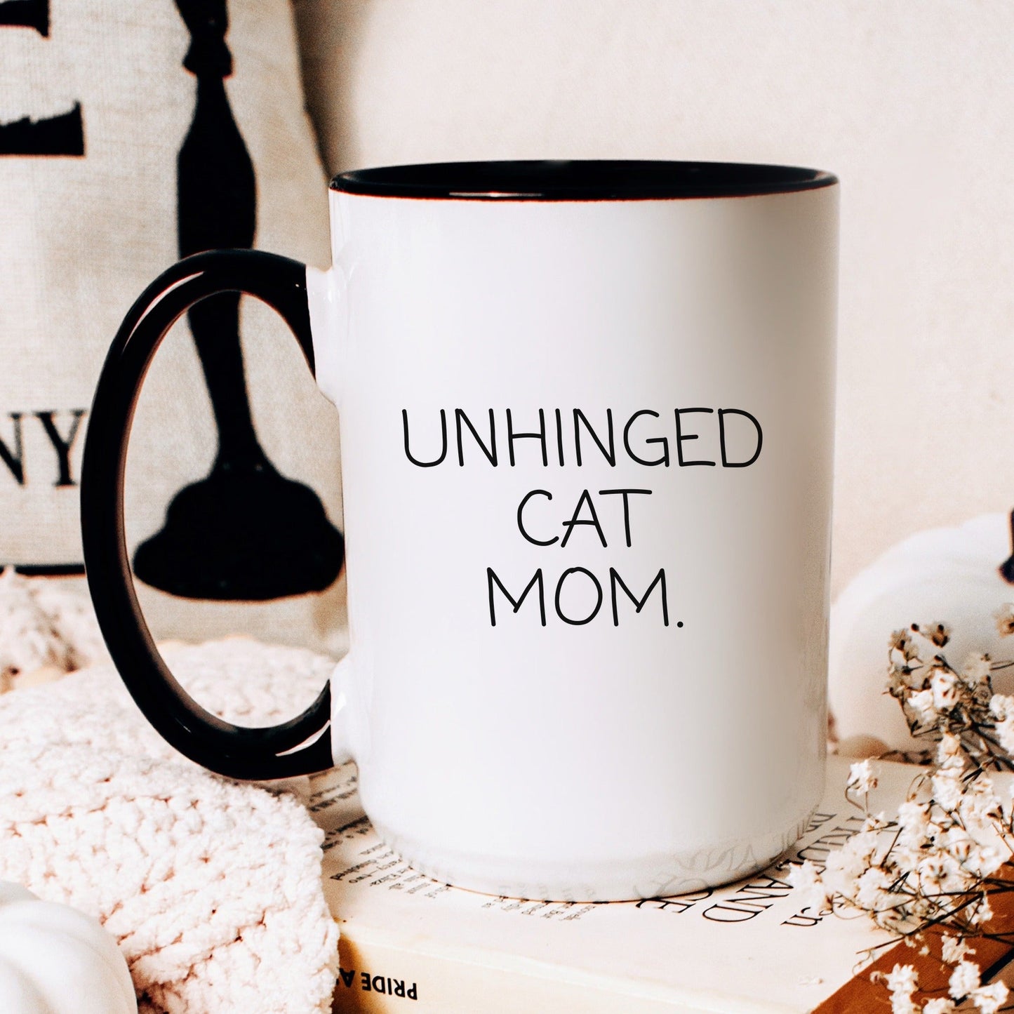 Unhinged Cat Mom Mug
