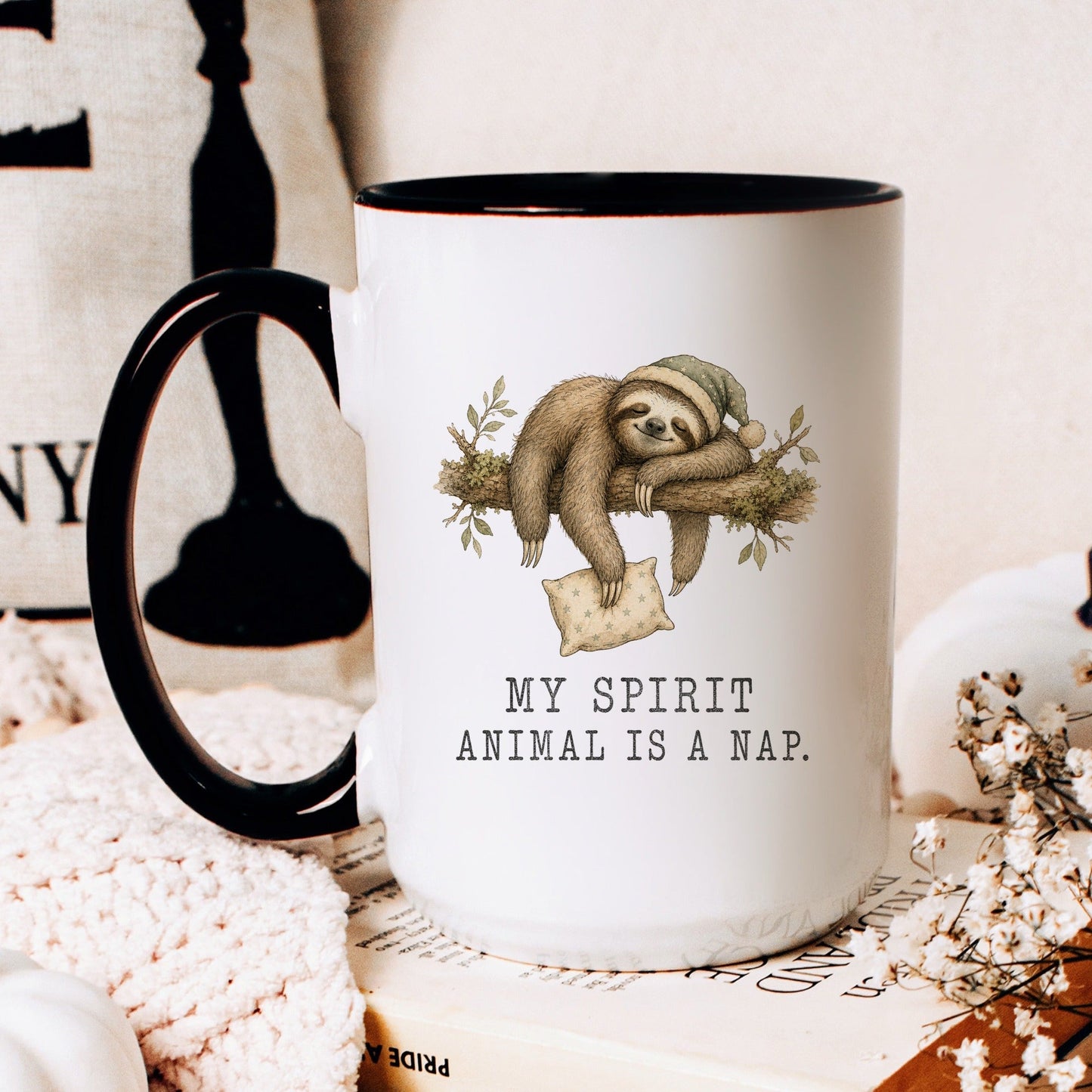 My Spirit Animal Is a Nap Sloth Mug