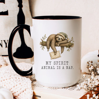 My Spirit Animal Is a Nap Sloth Mug