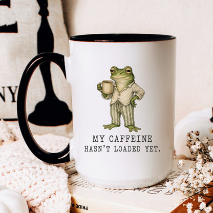 Not a Morning Person Frog Mug