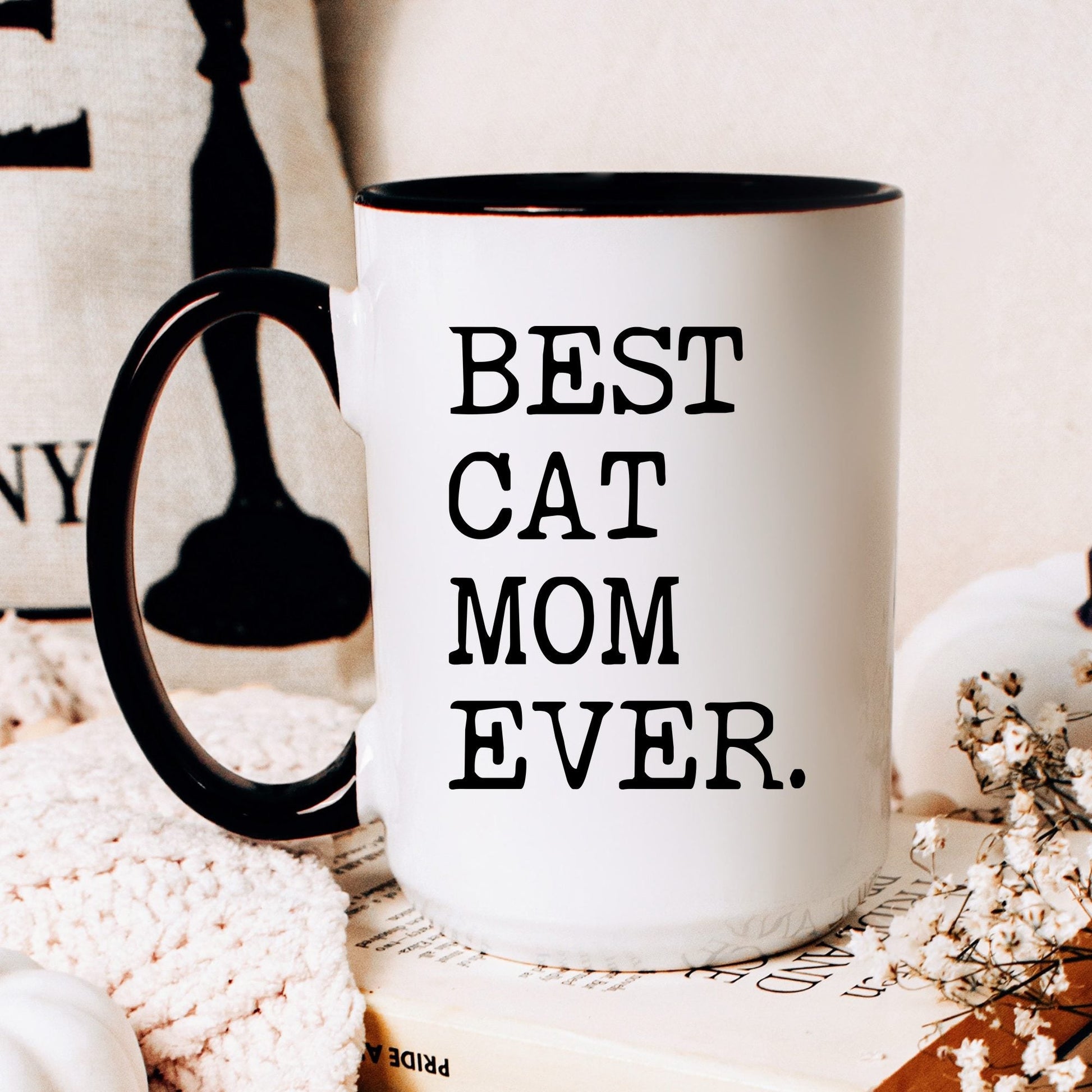 Best Cat Mom Ever coffee mug