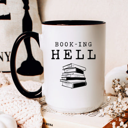Book-ing Hell coffee mug