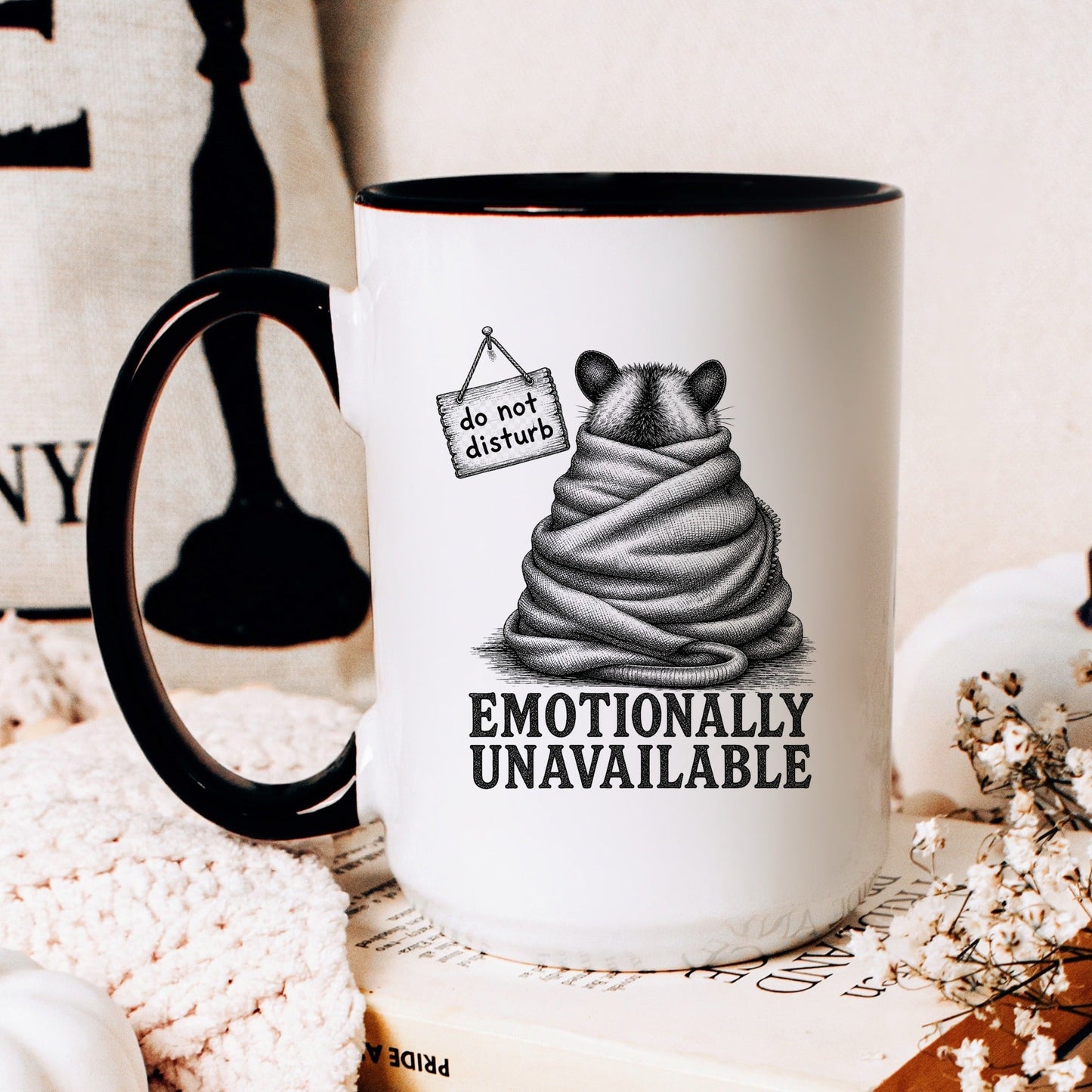 Emotionally Unavailable Opossum Mug