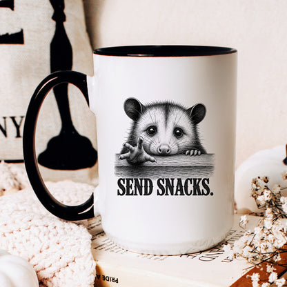 Send Snacks Opossum Mug