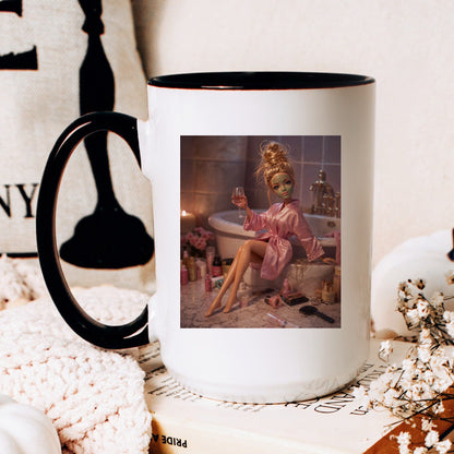 Self-Care Doll Face Mug