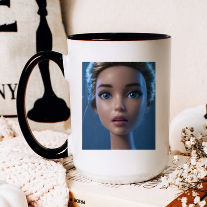 Anxious Doll Face Mug