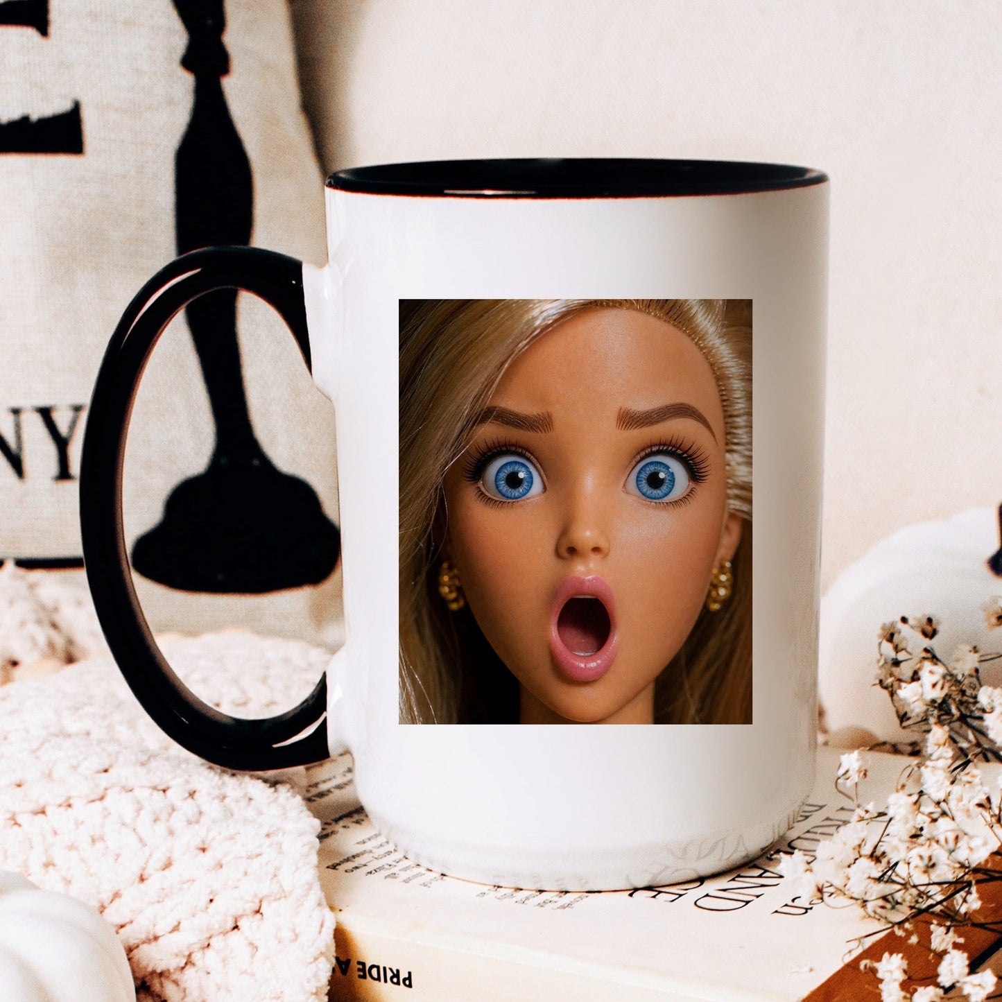 Offended Doll Face Mug