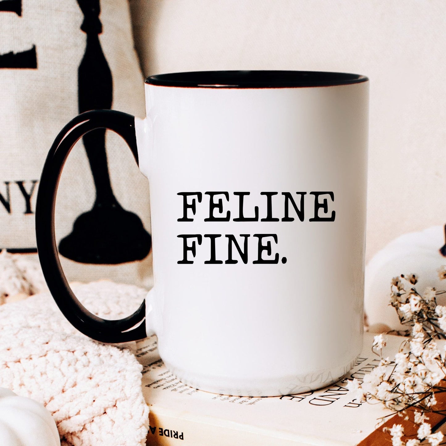 Feline Fine coffee mug