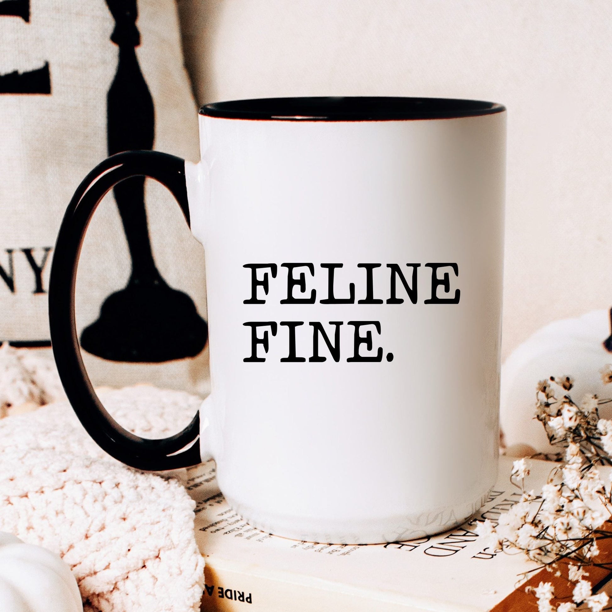 Feline Fine coffee mug