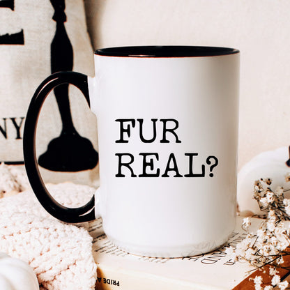 Fur Real coffee mug