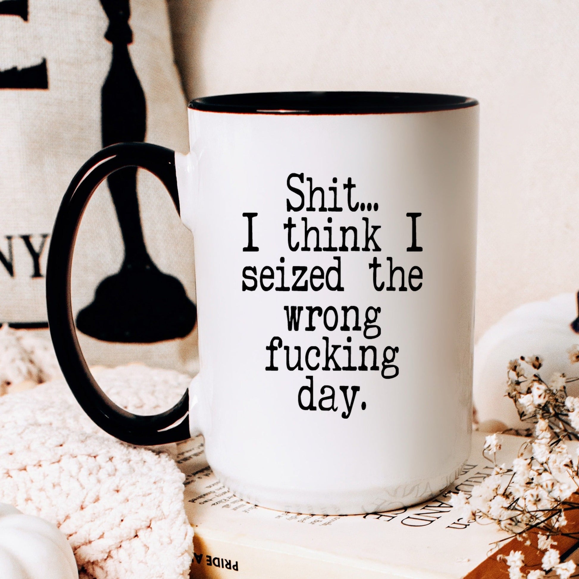 Funny sarcastic coffee mug lifestyle
