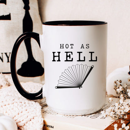 Hot As Hell Mug - lifestyle photo