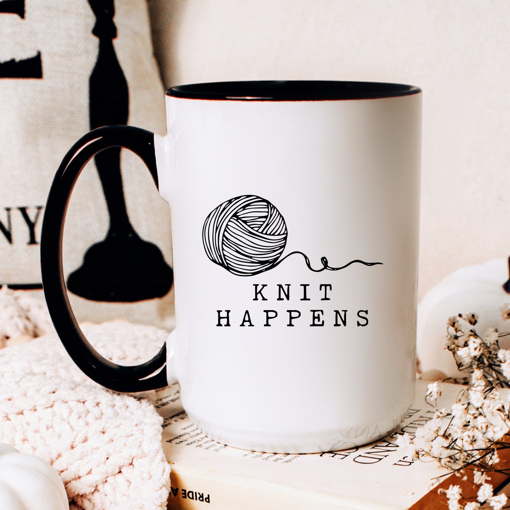 Knit Happens coffee mug