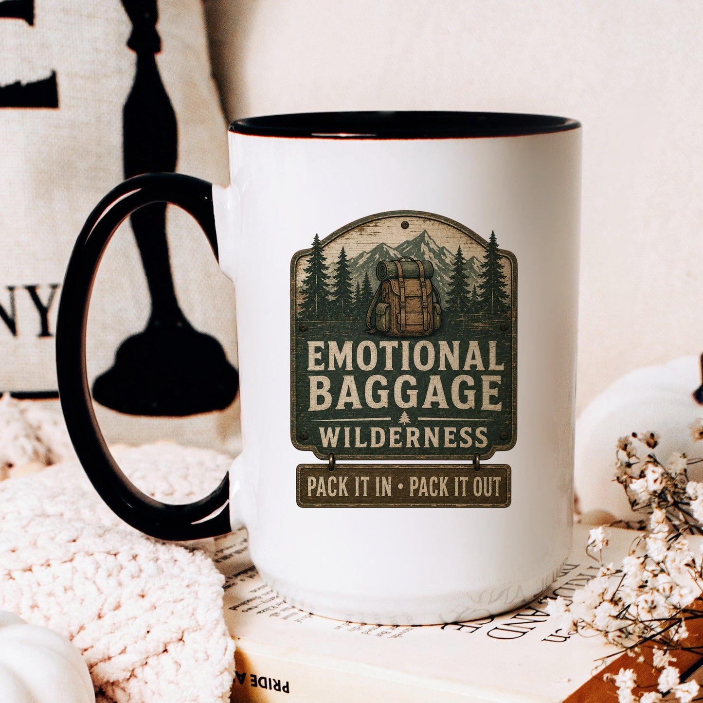 Lifestyle Photo #2 Emotional Baggage Wilderness Mug