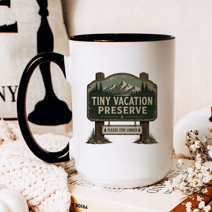 Lifestyle Photo #2 Tiny Vacation Preserve Mug