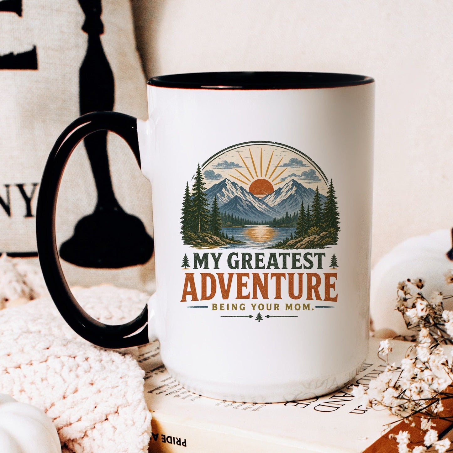 My Greatest Adventure Mom coffee mug scene 2