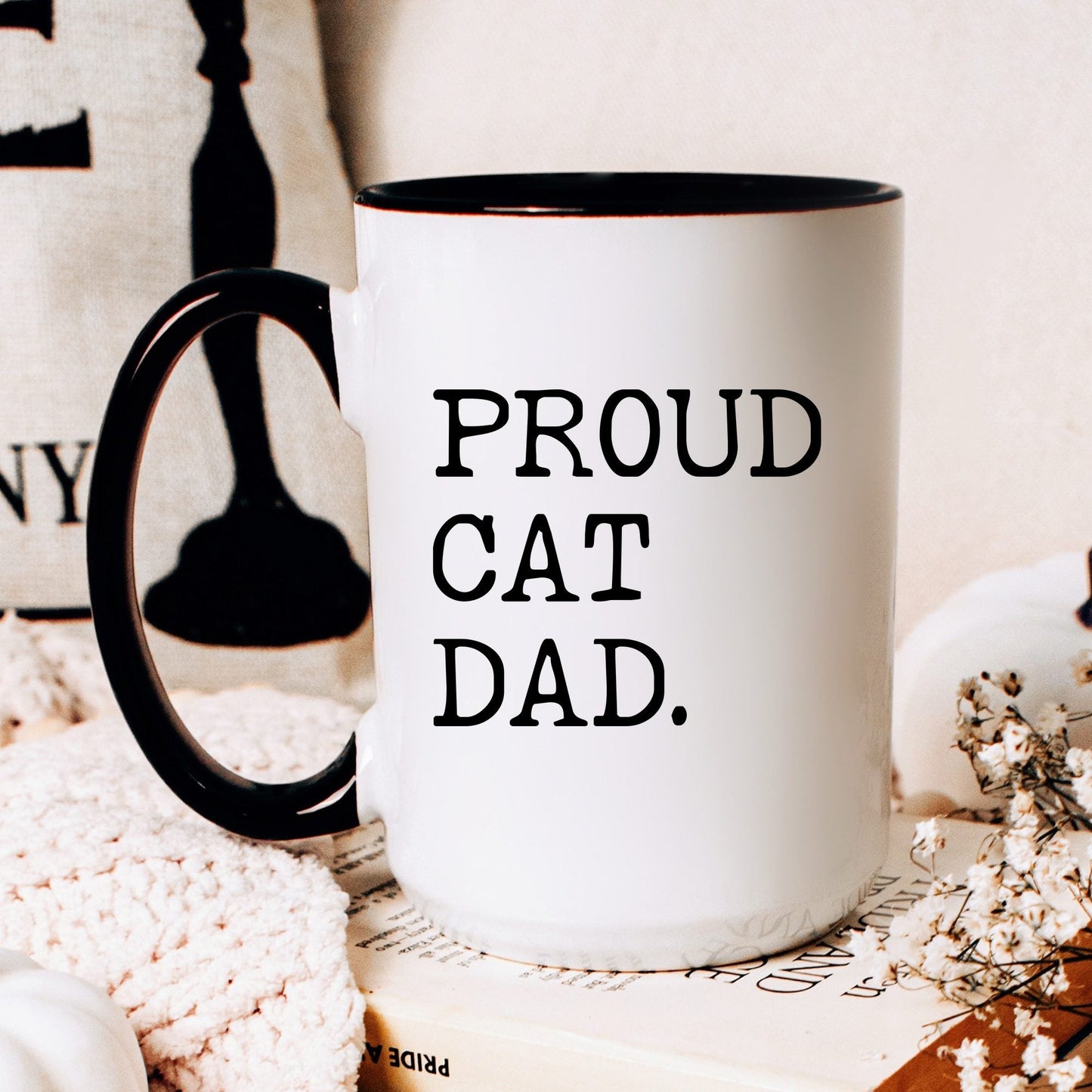 Proud Cat Dad coffee mug
