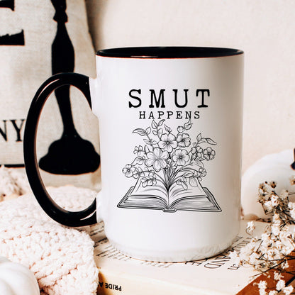 Smut Happens coffee mug